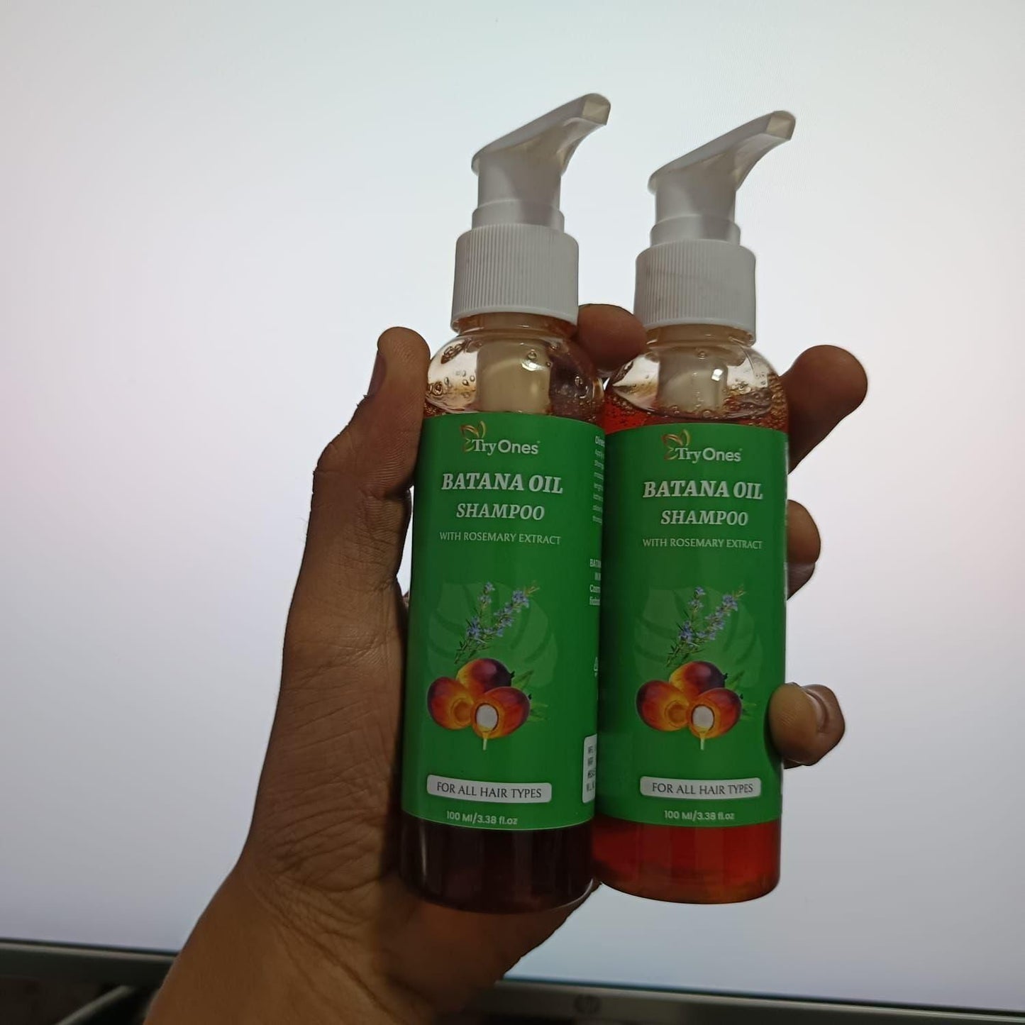 TryOnes BATANA OIL SHAMPOO with Rosemary Extract 200 ml Pack of 2