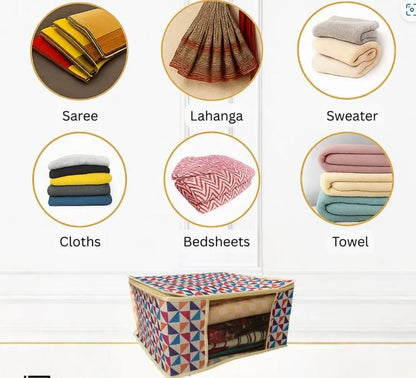 High Quality Triangle Printed Saree Cover