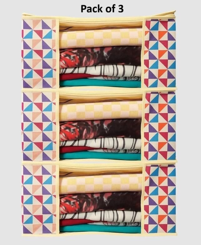 High Quality Triangle Printed Saree Cover